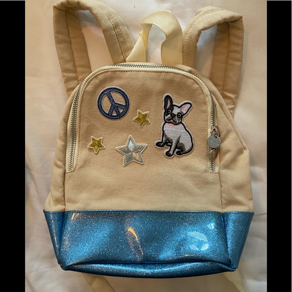 New ME.N.U Canvas Girls Patched Mini Backpack